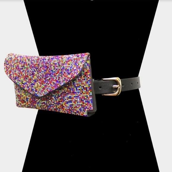 *NWT* Rhinestone Fanny Pack - Picture 6 of 17